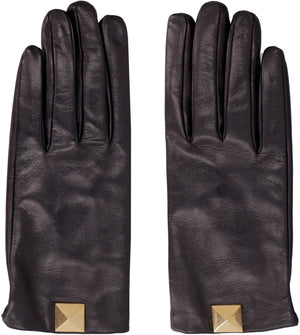 Valentino Garavani - Leather gloves-1